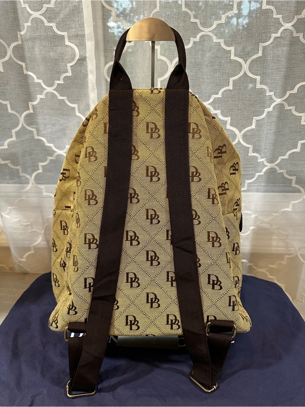 Dooney & Bourke Gretta Large Backpack - Beige Monogram